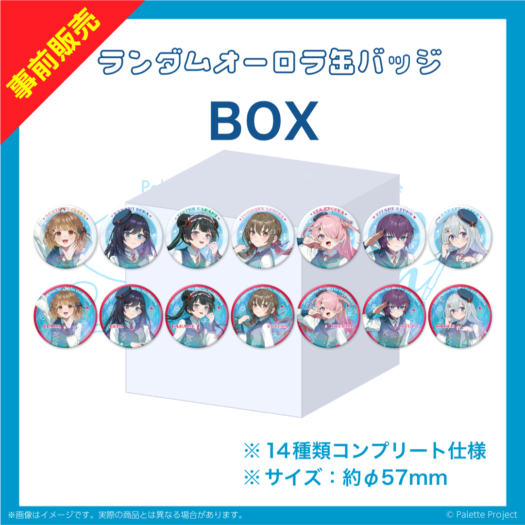 【5th ワンマンライブ】ランダムオーロラ缶バッジ