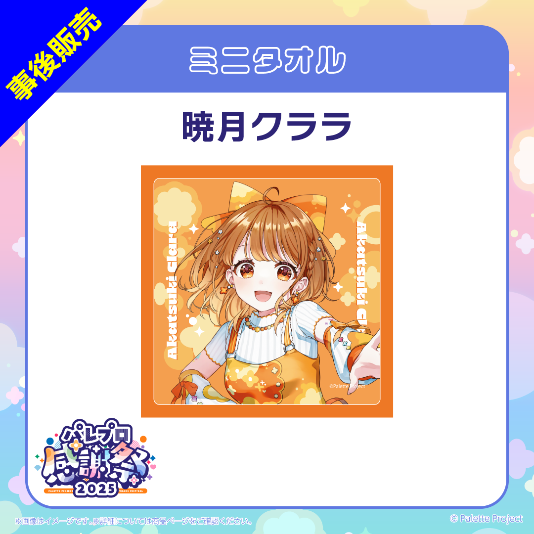【パレプロ感謝祭2025】ミニタオル