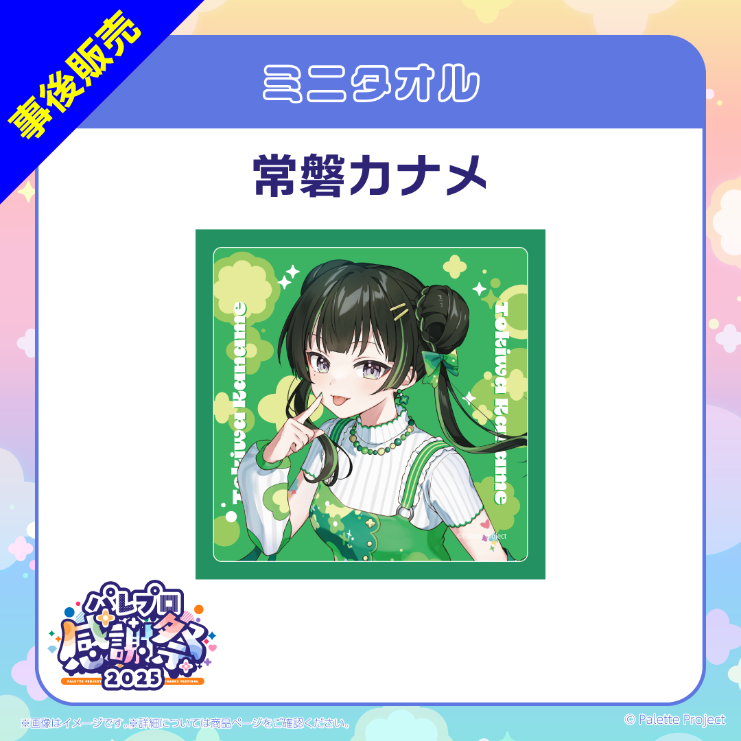 【パレプロ感謝祭2025】ミニタオル