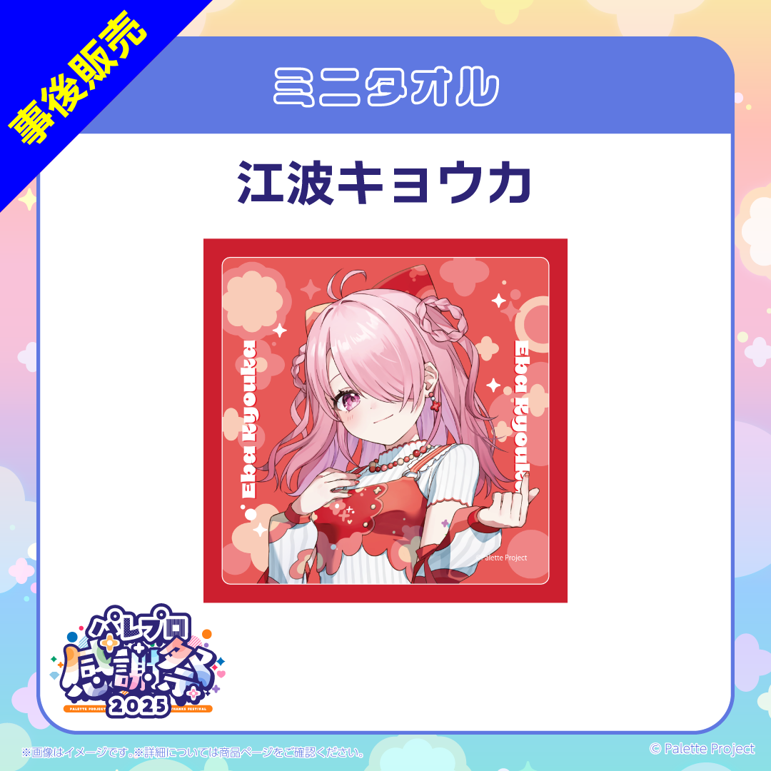 【パレプロ感謝祭2025】ミニタオル