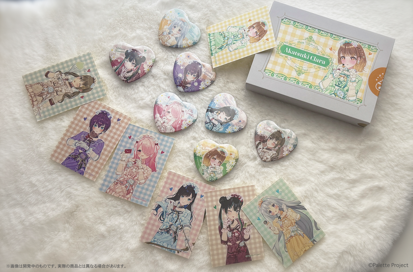 【パレプロVD2025】ハート型缶バッジ