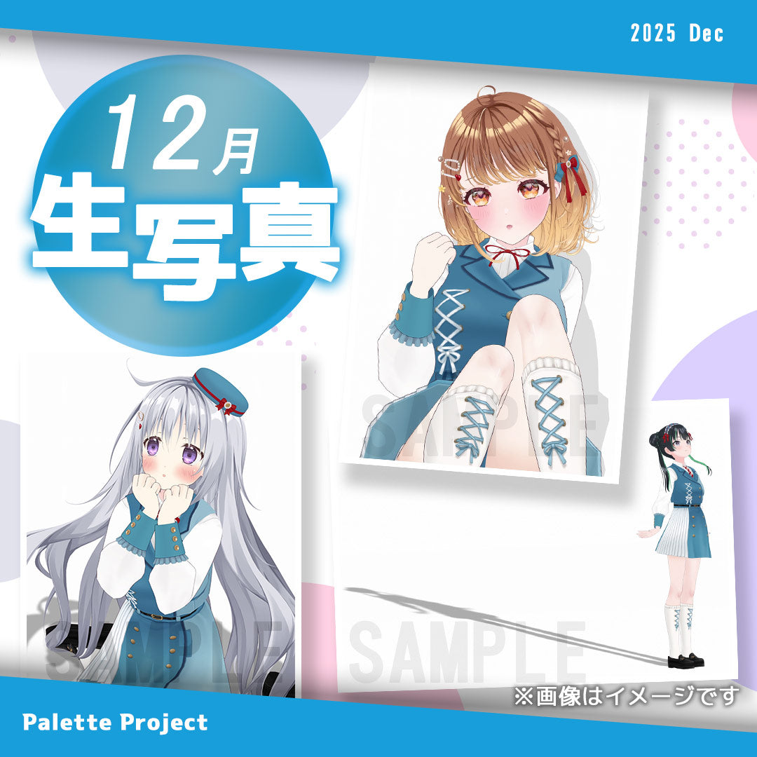 【12月ランダム生写真】Palette Project～パレプロワンマン2025編！！～