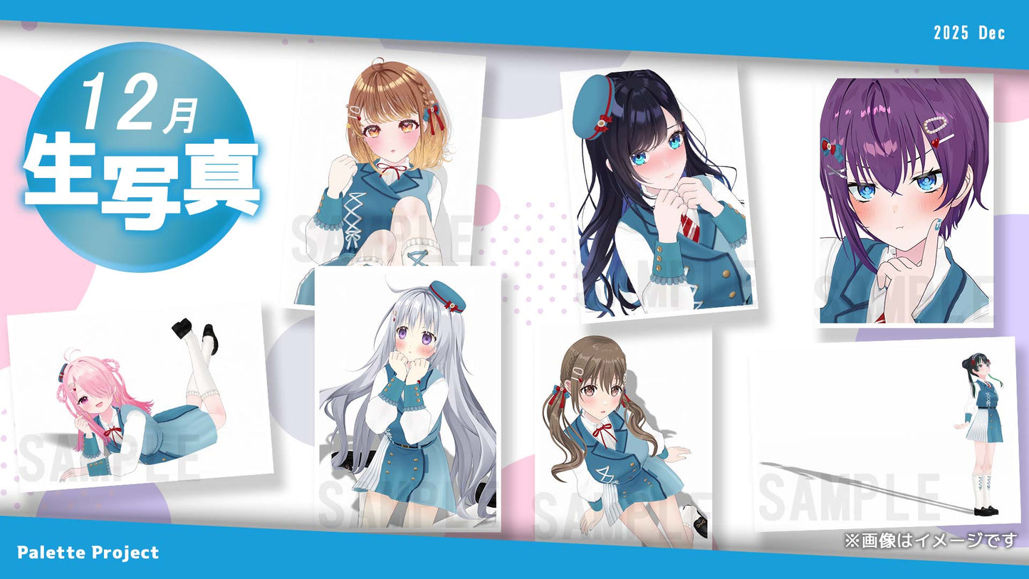 【12月ランダム生写真】Palette Project～パレプロワンマン2025編！！～