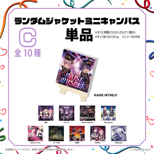 ランダム ジャケットミニキャンバスC